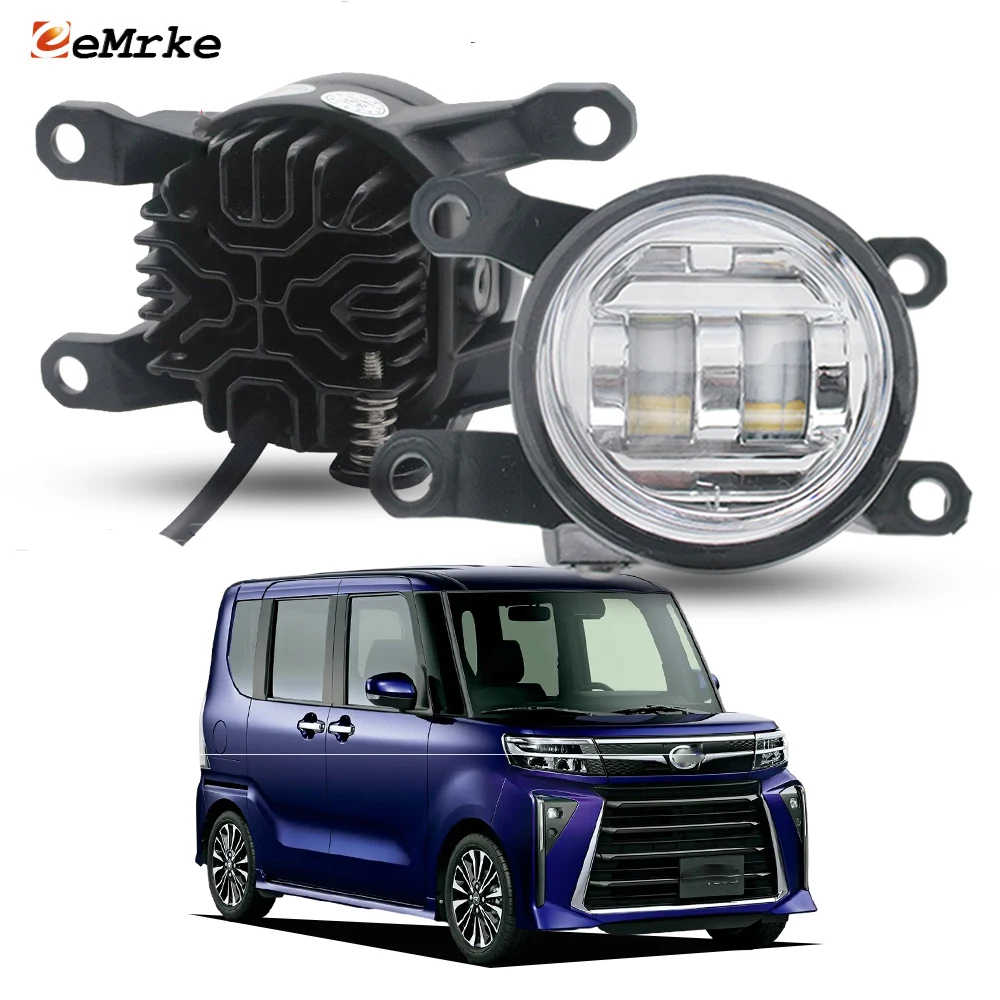 

Offroad CANBus 5min Install Lens Led Fog Light for Subaru Chiffon Custom RS for Daihatsu Tanto Cumtom LA650F Facelift 2022 2023