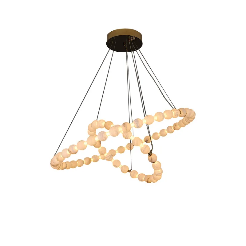 

Spain imported marble chandelier living room main lamp restaurant entrance hotel villa art