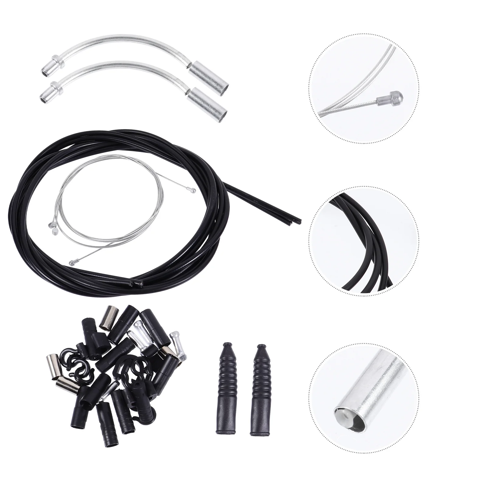 

1 set 1 Set Brake Housing Kit For Bicycle Long Durable Replacement Line Strong Mountain Road Bike Repair Bicycles Brake Cable