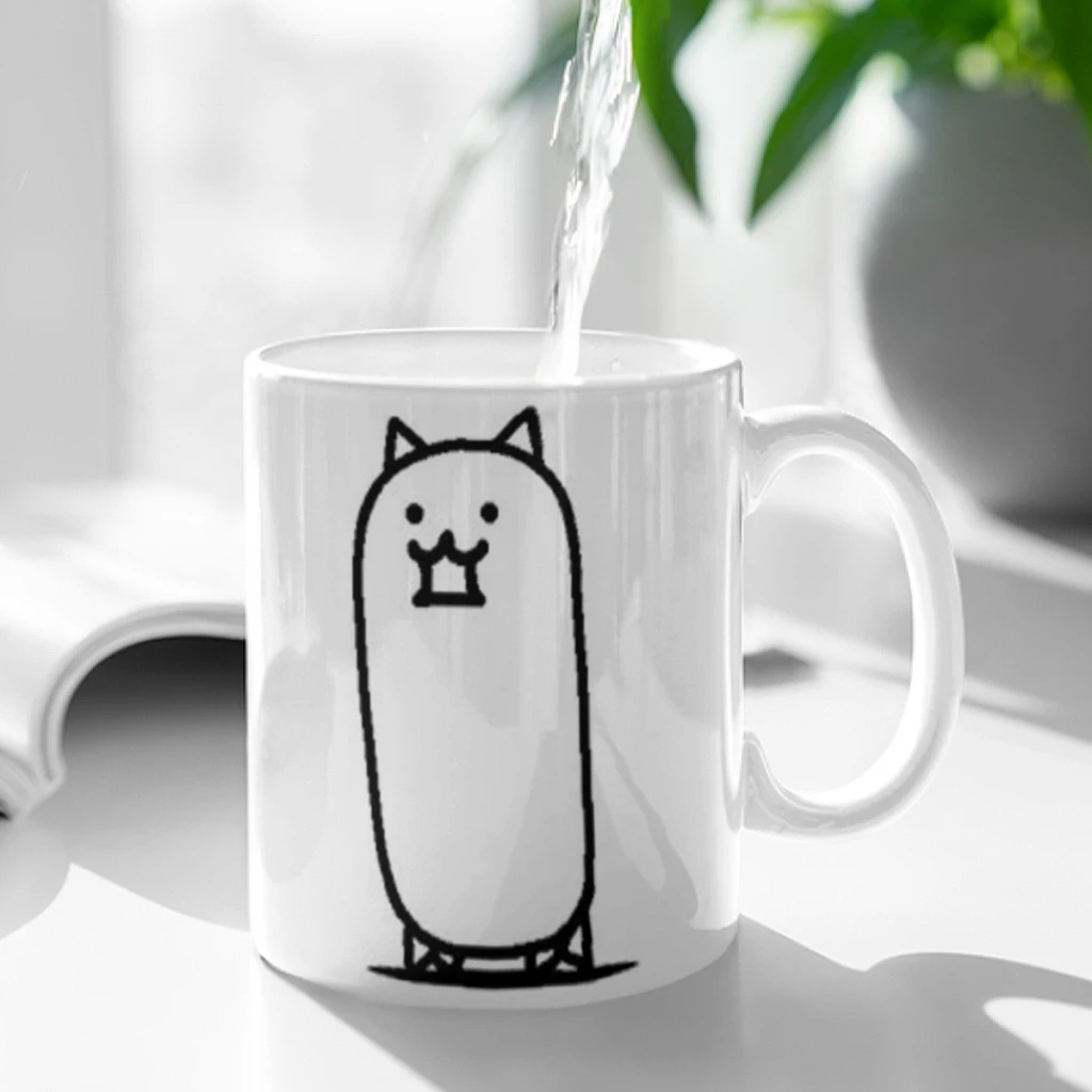 New The Battle Cats Free shipping Coffee Cups Ceramic cups creative cups and cute mugs Personalized Gift Cup For Tea