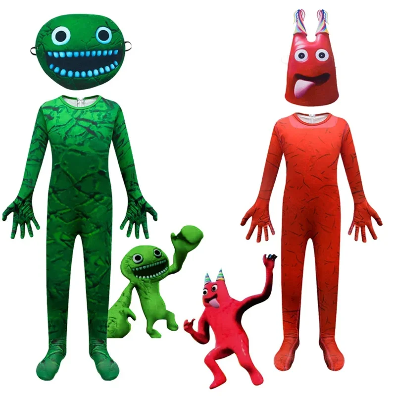 เครื่องแต่งกายฮาโลวีนเด็กเกม Garten of Banban ตัวละคร COSPLAY บอดี้สูทเด็ก Jumpsuits สาวแฟนซีวันเกิด Carnival PARTY ผ้า