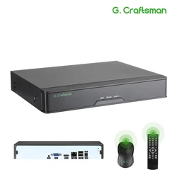 XMeye 16ch NVR 4K Network Video Recorder Register H.265X 1 HDD 24/7 Recording IP Camera P2P System Security Face