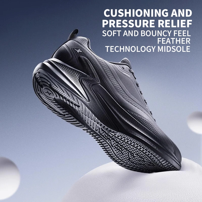 Xtep احذية الجري الرجالية 2025 الشتاء فلاش عدم الانزلاق توسيد مقاوم للماء خفيفة الوزن مريحة الركض أحذية رياضية 875419110015 #4