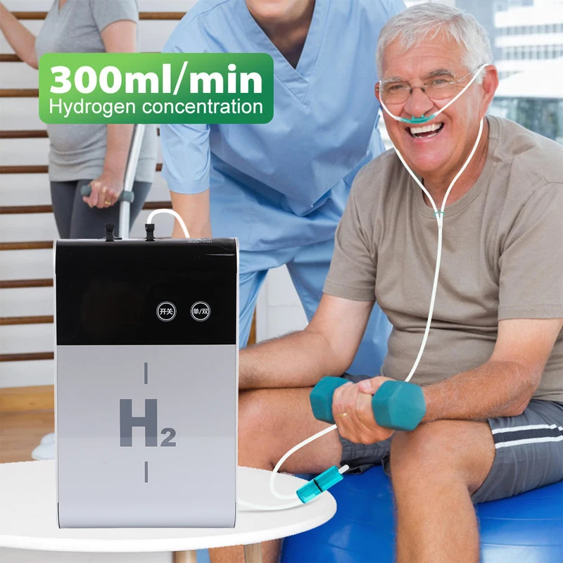 PEM Hydrogen And Oxygen Inhalation Machine 300ML Hydrogen Water Generator H2 Inhaler Molecular Low Noise Water Purifier