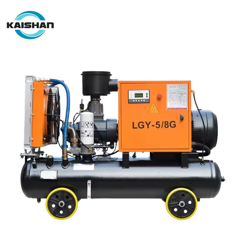 

Electric Portable AC Powered Screw Air Compressor PLC Motor Low-noise 116 psi / 145 psi 100 Cfm / 85 Cfm 15 kW Air Cooling