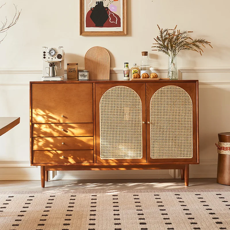 Solid Wood Rattan L… - image