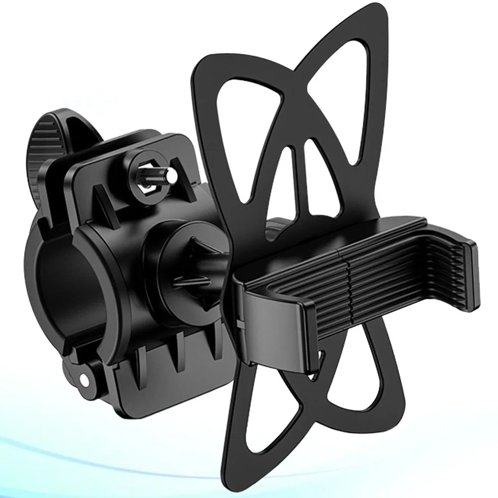 

1Pcs Universal Bike Phone Stand - Heavy Duty Handlebar Mount for Cycling Navigation Accessory, Fits All Bikes, Black