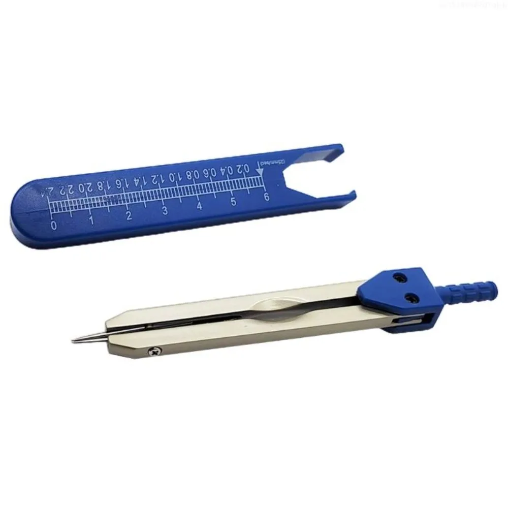 

Precise Measuring ECG Sub Gauge Compact Designs Easy Operation ECG Calipers Professional Metal Measuring Tool Cardiology