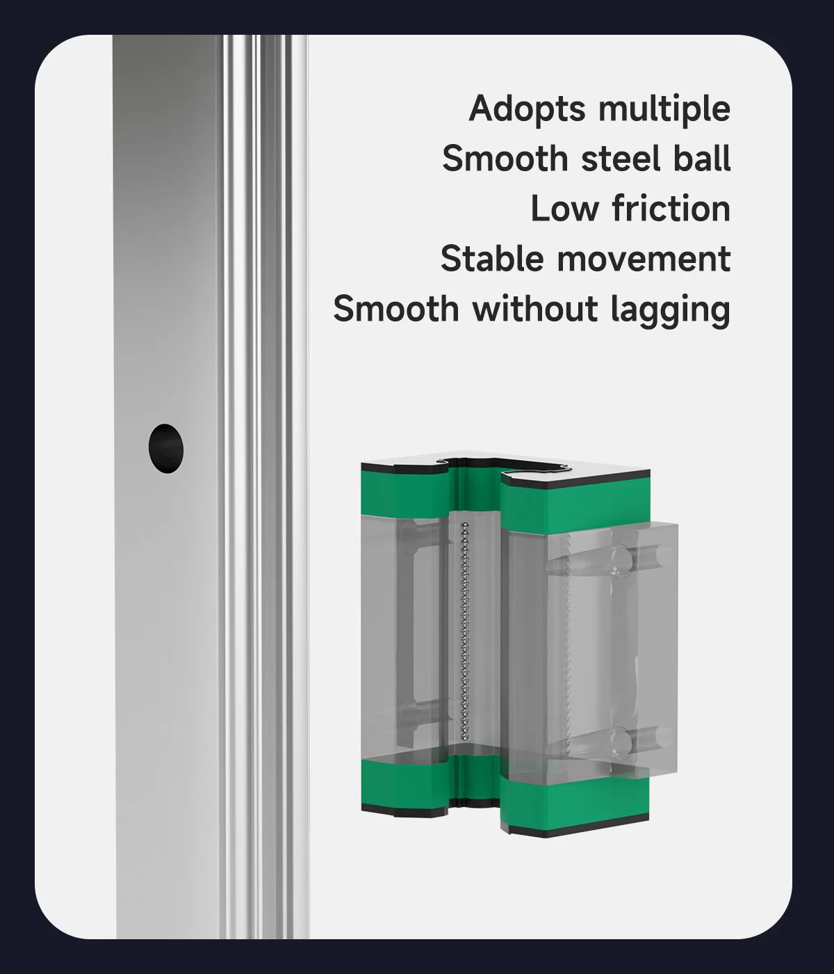 ميكانيكي HG15 المجهر المنزلق السكك الحديدية السلس الصلب الكرة تحمل الشريحة لإصلاح الهاتف الثقيلة سبائك الصلب الدقة دليل السكك الحديدية