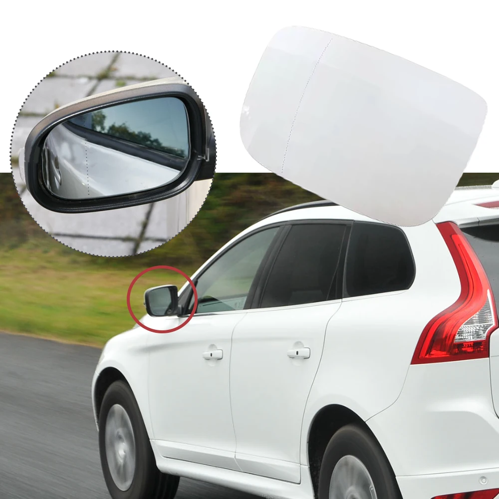 Podgrzewane lusterko boczne Szklane lusterko wsteczne do Volvo XC60 2008 2009 2010 2011 2012 2013 2014 2015 2016 2017