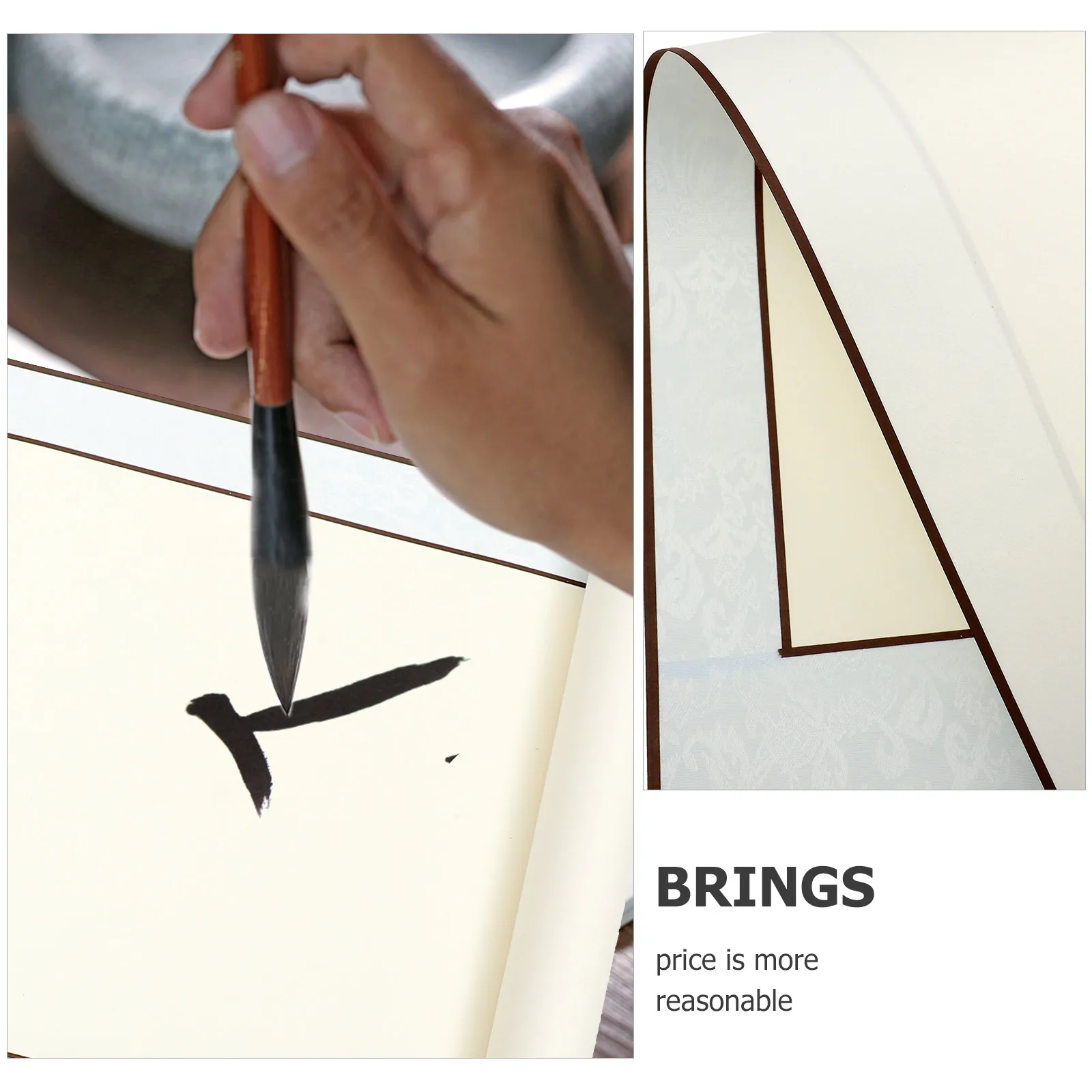 

1pc Blank Hanging Scroll Chinese Calligraphy Xuan Drawing Painting Supply For Kids Art Class Home Office Decoration Calligraphy