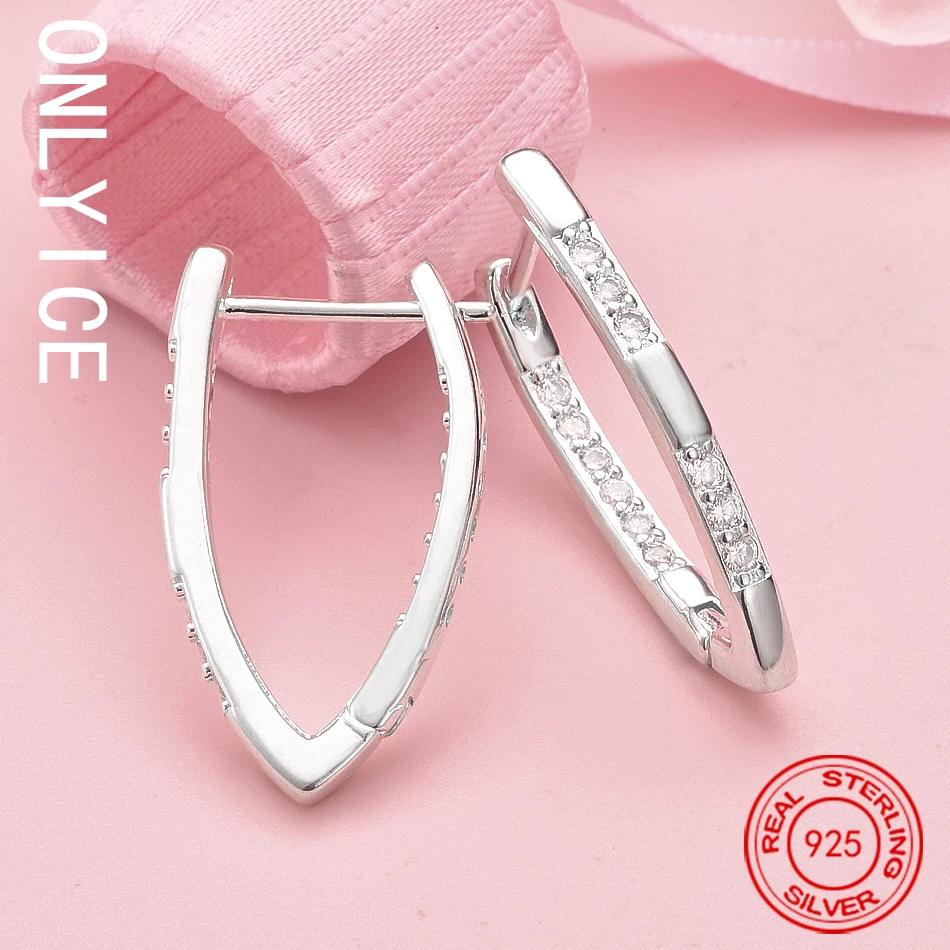 

Wholesale Fashion 925 Sterling Silver Earrings High Quality Elegant Cute Women Charms Wedding Classic Jewelry Layd Lovly Gift