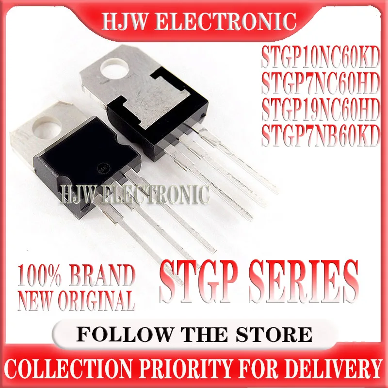 

10PCS STGP10NC60KD TO-220 10A 600V GP10NC60KD STGP10NC60 STGP7NC60HD GP7NC60HD STGP7NB60KD GP7NB60KD STGP19NC60HD GP19NC60HD