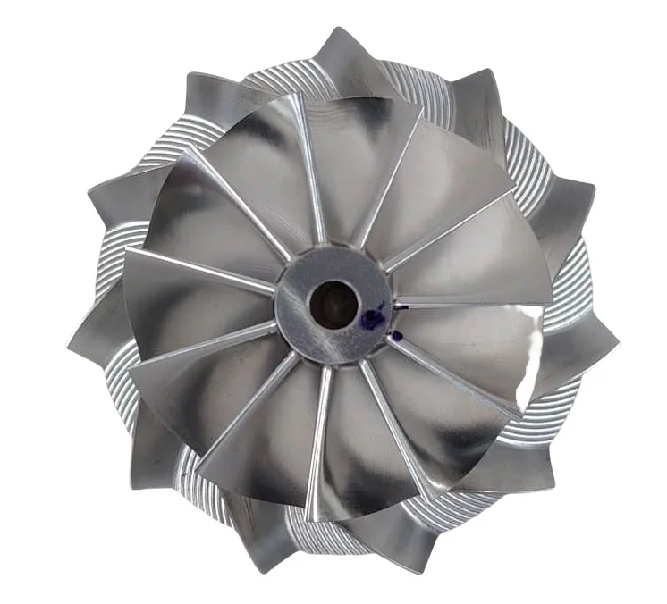 

GT15-25 45.47/60.48mm 11+0 Blades High Performance Turbocharger Milling/aluminum 2618/billet Compressor Wheel