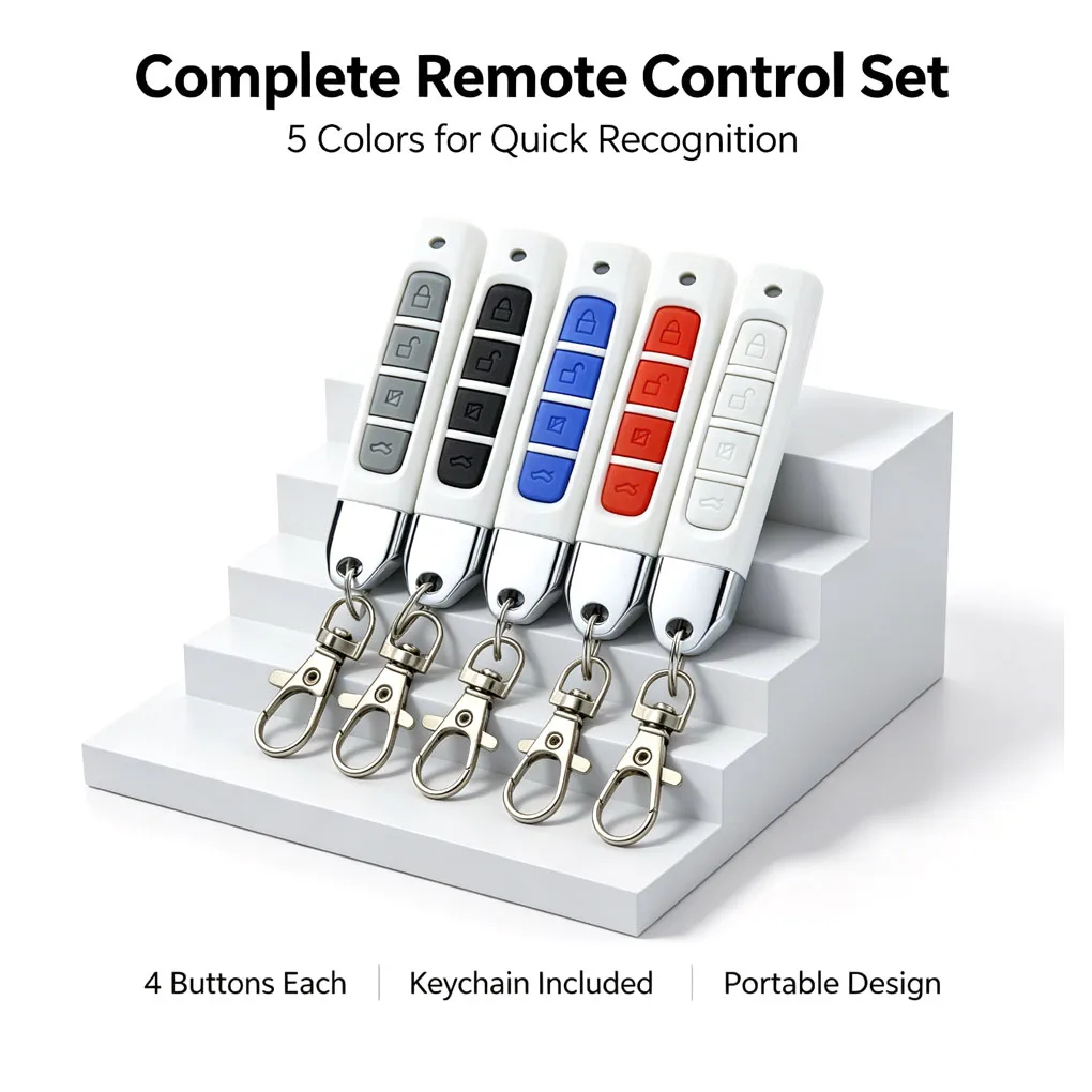 Garage Remote Control Door 433.92MHz Copy Compatible Remote Control Ame-TOP 434NA/ 432NA/ 432EE/ 432A/ 434A/ 432EV/ 432S/ 434EE/