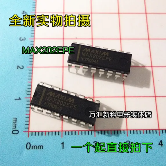 10pcs orginal new MAX202EPE MAX202 DIP-16