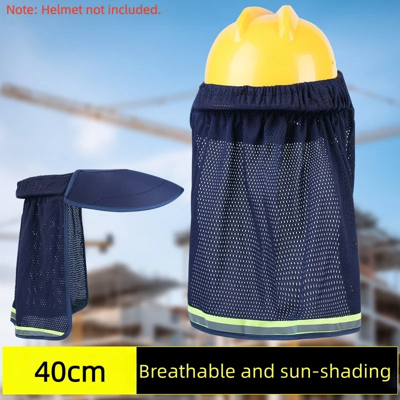 Hard Hat Visor Hard Hat Sunshade Construction Sun Protection Breathable Cooling Safety Helmets Accessories for Material Handling