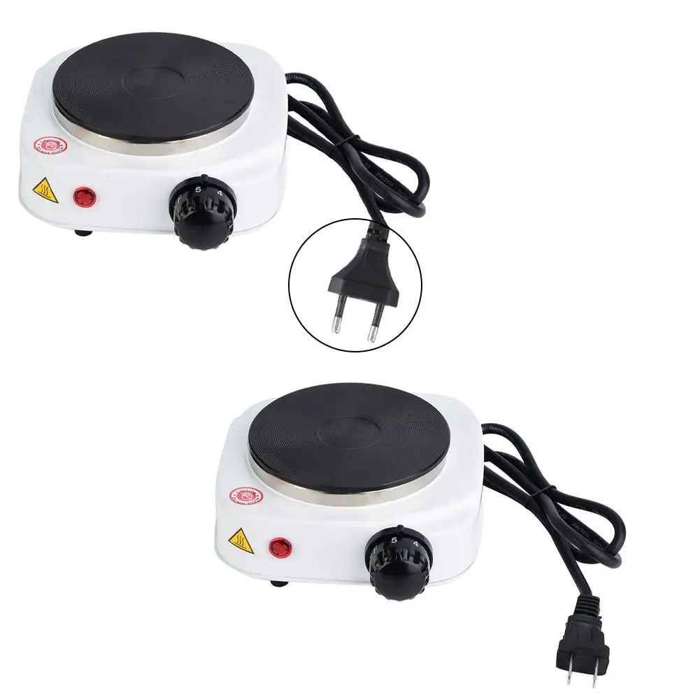 110V 220V Electric Hot Plate Mini stove Coffee Heater Milk Tea Mocha Heating Stove Cooking Pot Oven Small Furnace Cook US plug