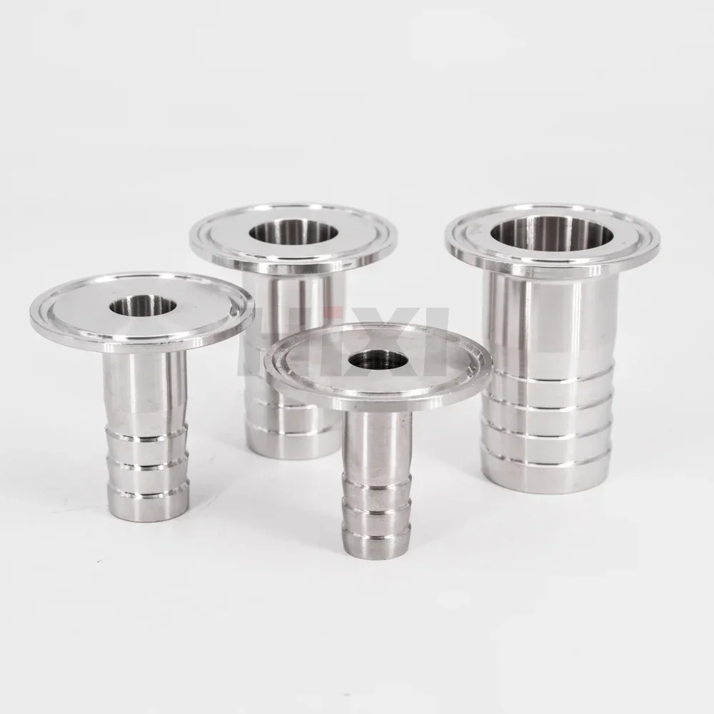 トライクランプ SUS 304 ステンレス鋼 316L 自作ホースバーブ、ホースバーブ、6mm、8mm、10mm、12mm、14mm、16mm、19mm、25mm、32mm、38mm