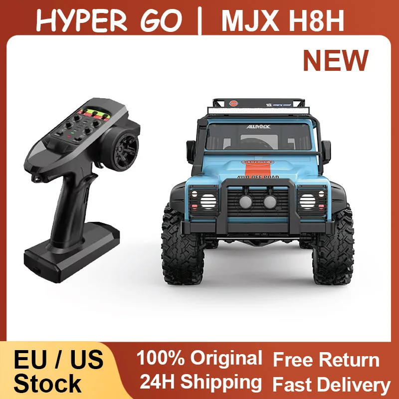 

MJX H8H V3 1:8 Brushless Power Climbing Off-road Vehicle Differential Lock Second Gear 4WD H8P Remote Control Car Model Car