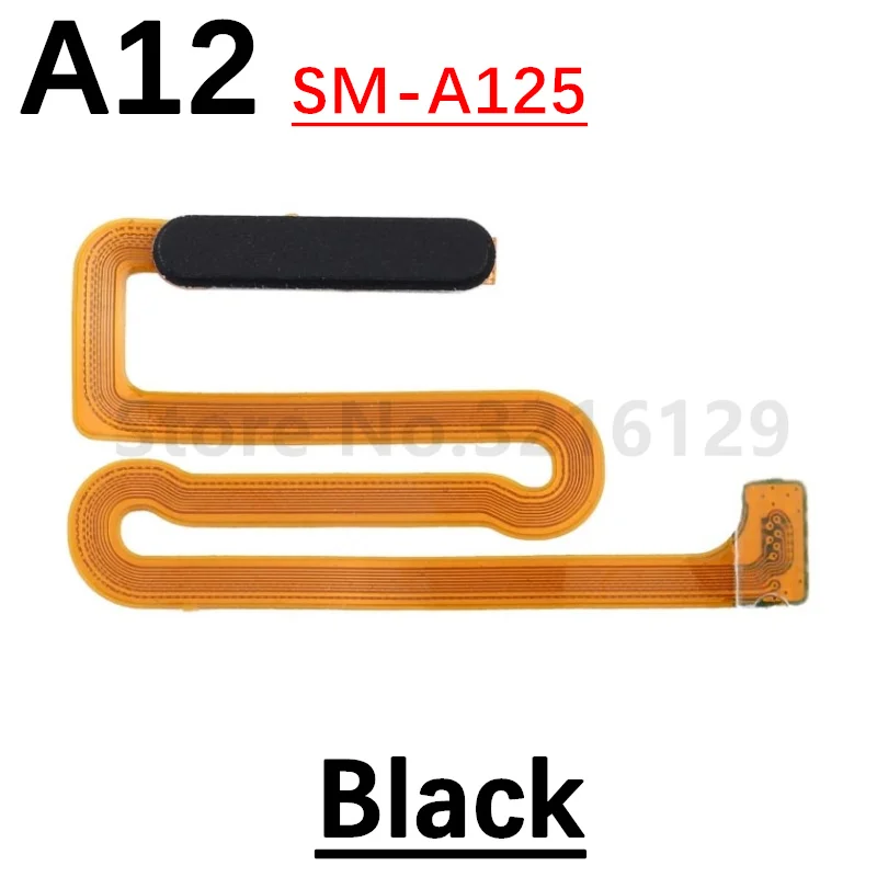 Power Home Button Menu Return Key Fingerprint Touch ID Recognition Sensor Flex Cable For Samsung A12 A125 A127 A22 A225 A226