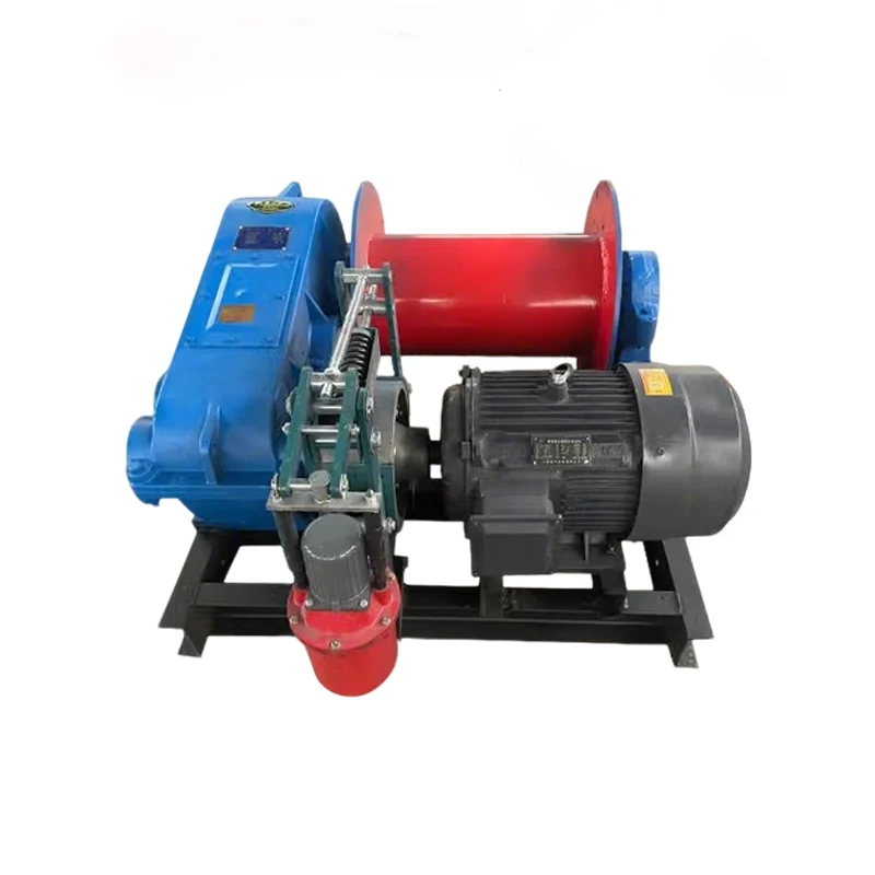

Hot Selling High Speed Electric Cable Pulling Winch 1500kg JK/JM Model with Gearbox Motor Capacity for Tug Barge