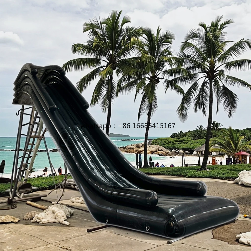 

Commercial Grade Inflatable Yacht Slide Inflatable Yacht Slide With Safety Handles And Non-Slip Surface