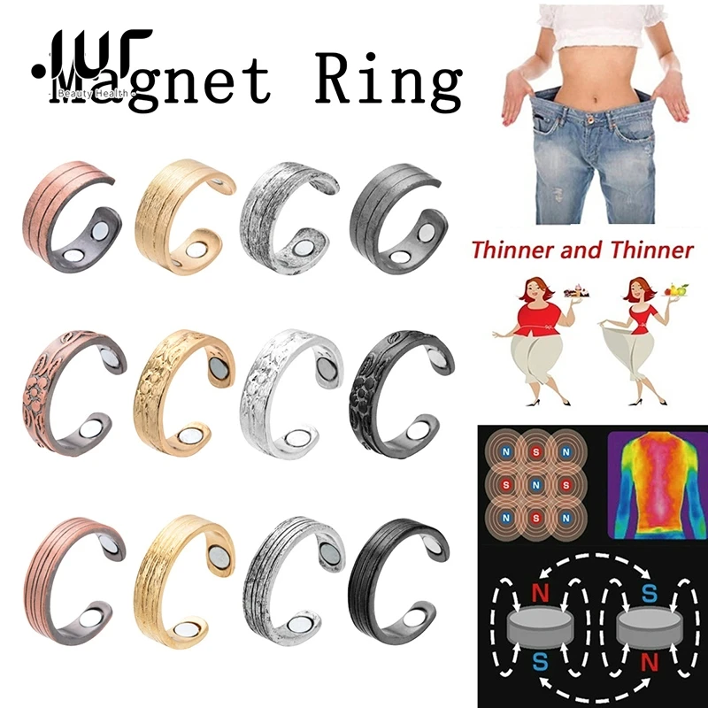 20 Styles Fashion Magnetic Health Ring Keep Slim Fitness Weight Loss Slimming Magnetic Ring Keep Fit Health Slimming Ring