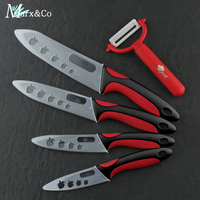 Ceramic Knife 3 4 5 6 inch Set Chef Paring Slicing Utility Zirconia Black Blade Vegetable Fruit Chef Kitchen Knives Cooking Tool