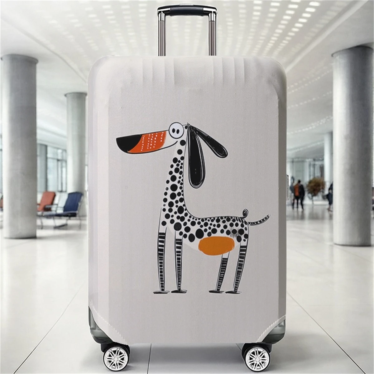 

Dog pattern luggage protection cover, suitable for 18-32 inch luggage covers, luggage handle gloves, travel accessories