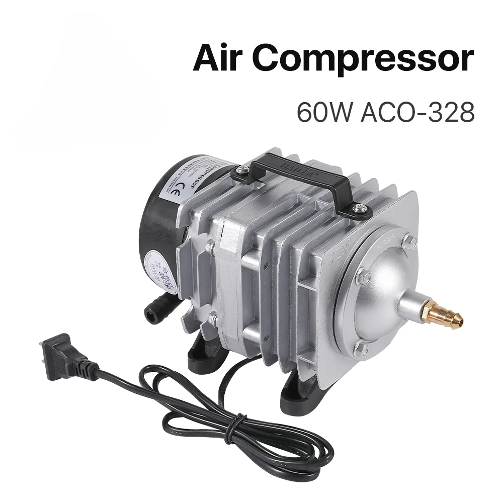 

60W Air Compressor Electrical Magnetic Air Pump for CO2 Laser Engraving Cutting Machine ACO-328