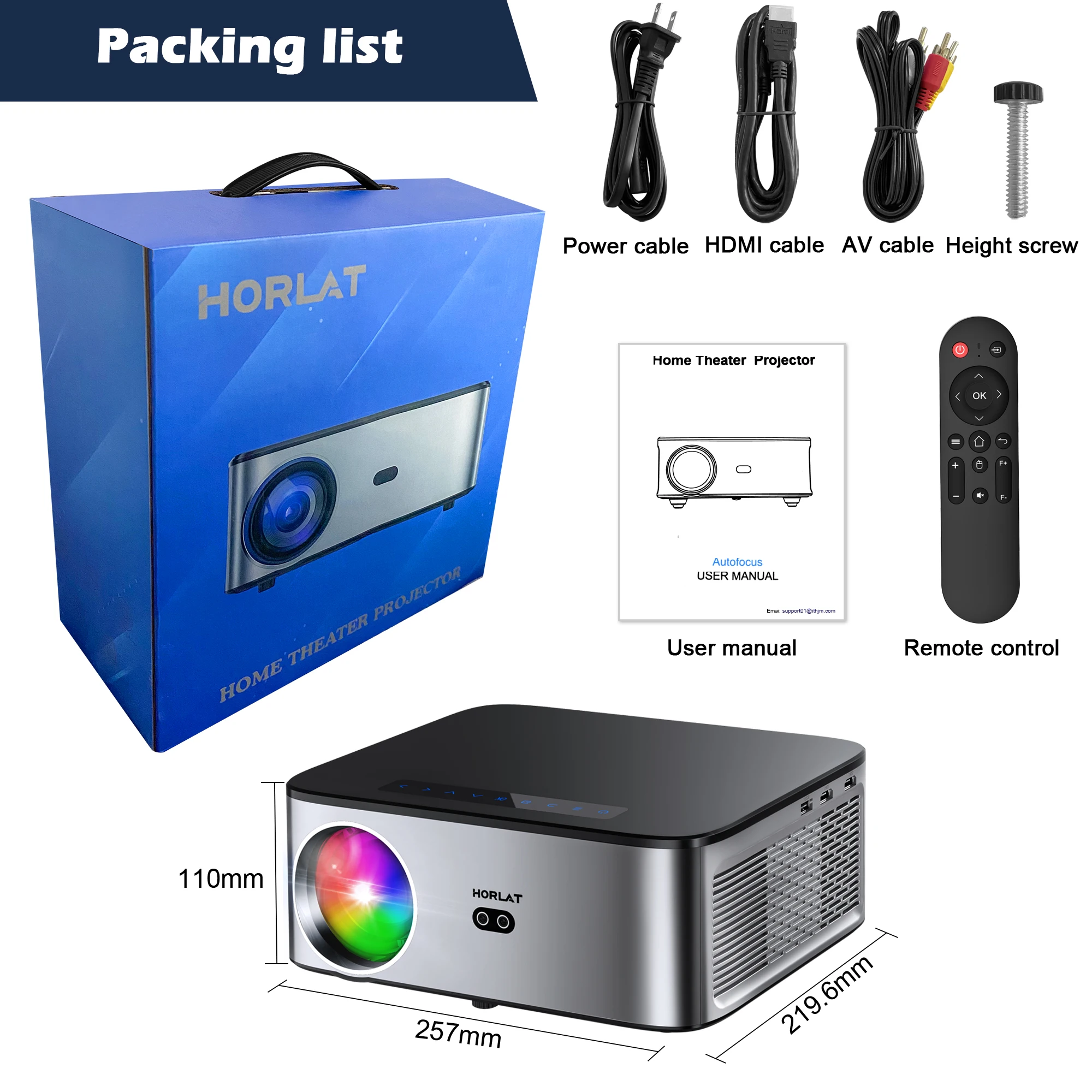 App Integrata] Eeenfy Proiettore Portatile, Proiettore Android 13.0 con 350ANSI, 1080P Supporto, E-Focus/Keystone, Proiettori WiFi6 Bluetooth5.2, Videoproiettore 4K per Esterni/Home Cinema, Bianco