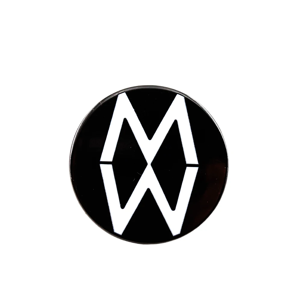 Country-Musik-Sänger Morgan Wallen Logo-Brosche WM Einfaches Rundes Abzeichen Musik-Fan-Accessoire Metall-Anstecknadel Rucksack-Dekoration Geschenk – Detail 1