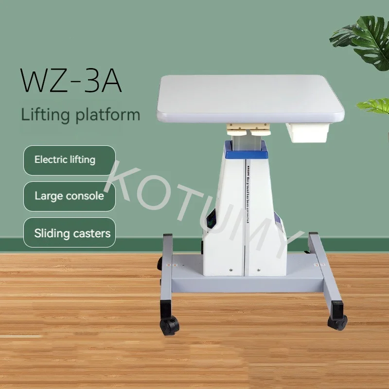 Motorised Optometry Table Mobile Refractometer Lifting Platform Moveable Optical Instrument Computer Optometry Desk Equipment