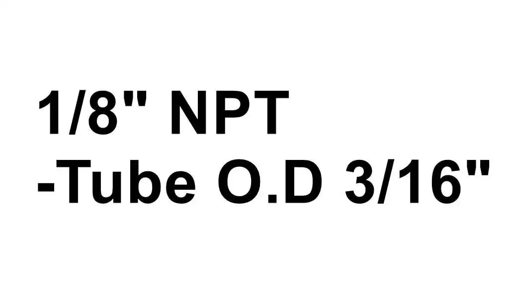 1/8" 1/4" 3/8" 1/2" NPT Male x Fit Tube O.D 3/16" Compression Union Brass Pipe Fitting Connectors 229 PSI