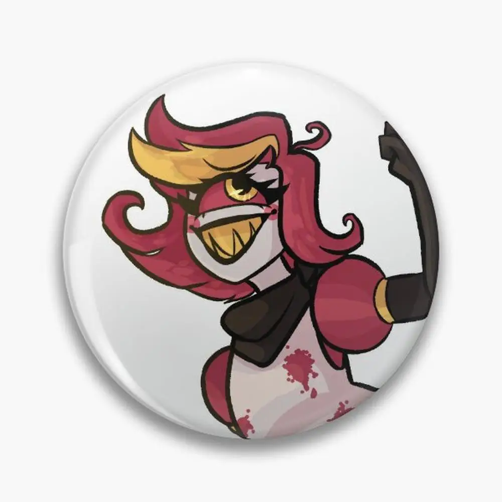 Niffty - Hazbin Pin Buttons Brooches  Jewelry Accessory Customize Brooch Fashion Lapel Badges