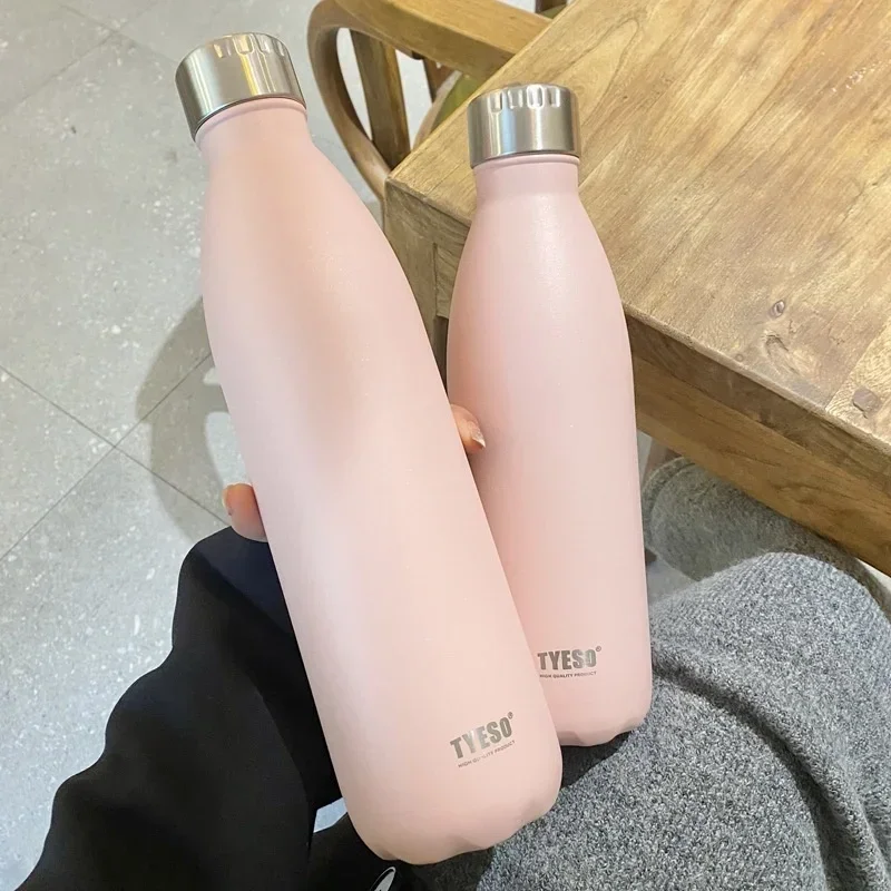 304 ترمس من الفولاذ المقاوم للصدأ زجاجة سعة كبيرة فناجين القهوة المحمولة في الهواء الطلق تسلق زجاجة ماء السيارة ترموس تفريغ 750/1000 مللي #2