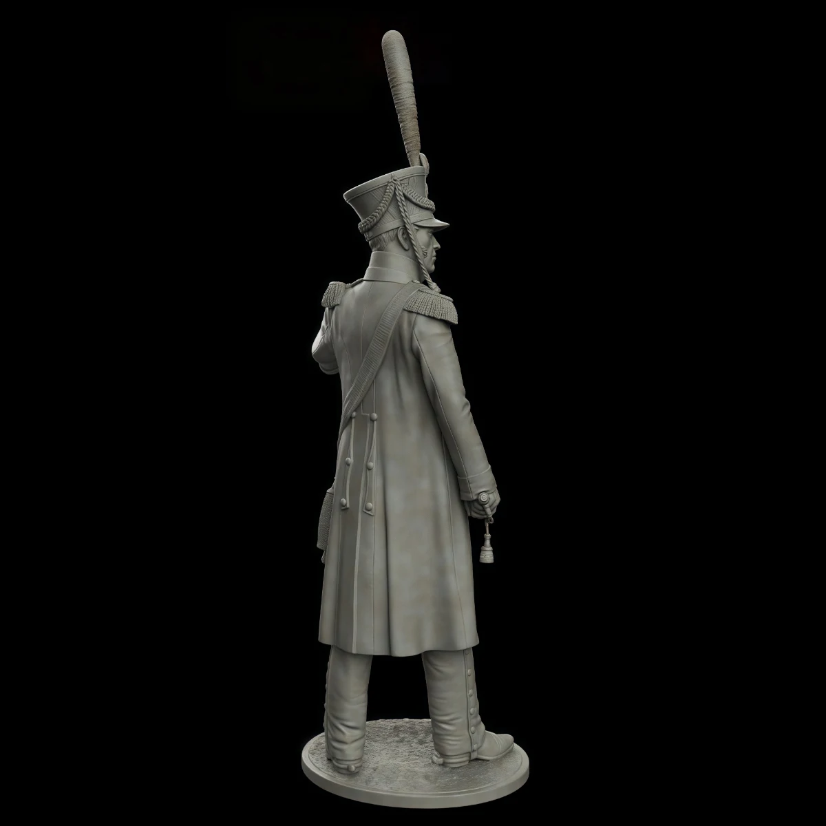 75-mm-Harz-Modellbausatz, russisches Grenadiers-Regiment, Hauptquartier, unmontiert und unbemalt, GK, 1556R