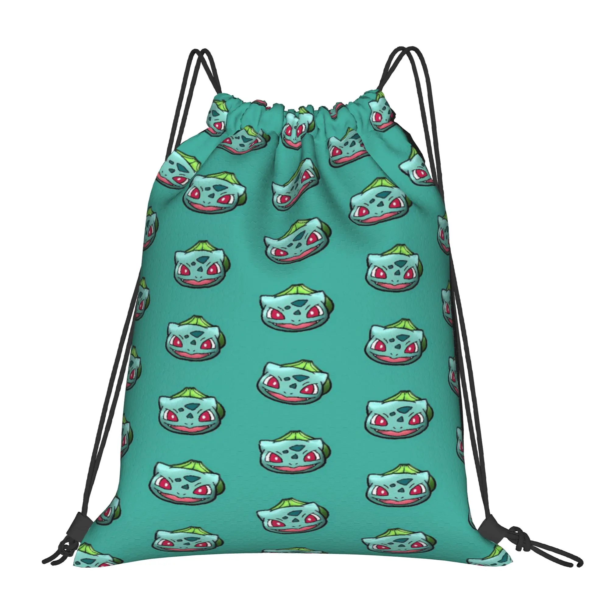 Squirtle Dot Anime Drawstring Bag  Casual Folding Sackpack String Bags Men Outdoor Beach Backpack
