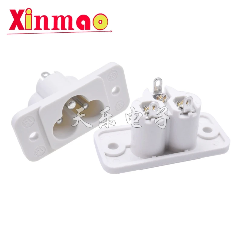 5pcs AC-030 Plum Blossom Socket AC Power Socket Plug Socket Power Cord Plug Male and Female Heads