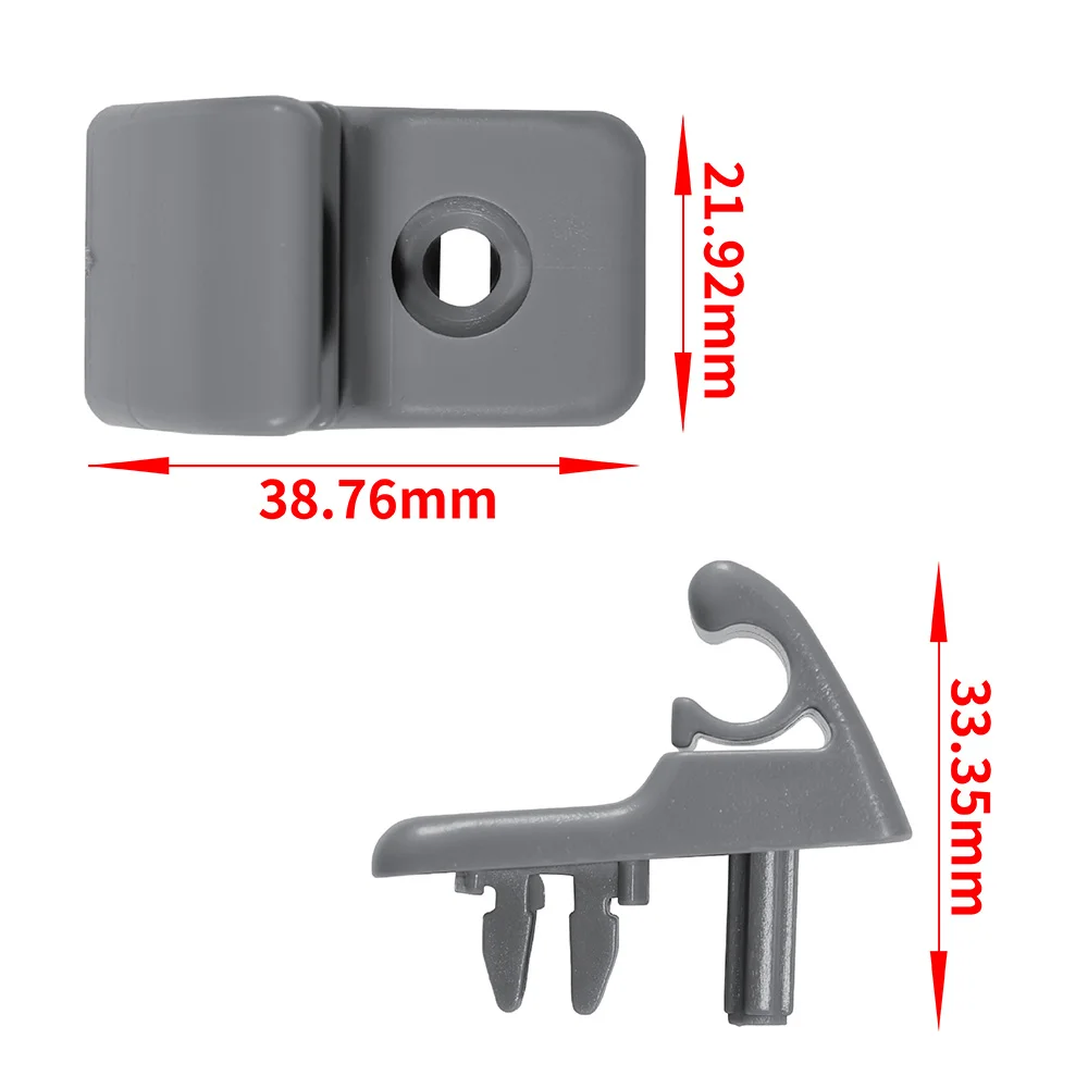 New SUNVISOR MOUNTING CLIP BRACKET GREY FIT FOR FIAT 500 BRAVO DOBLO FIORINO 713812631