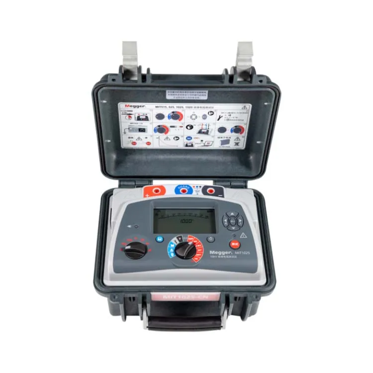أجهزة اختبار العزل MIT1025 10kV معدات قياس الطاقة المحمولة PI/DRA/DD/SV/اختبار المنحدر