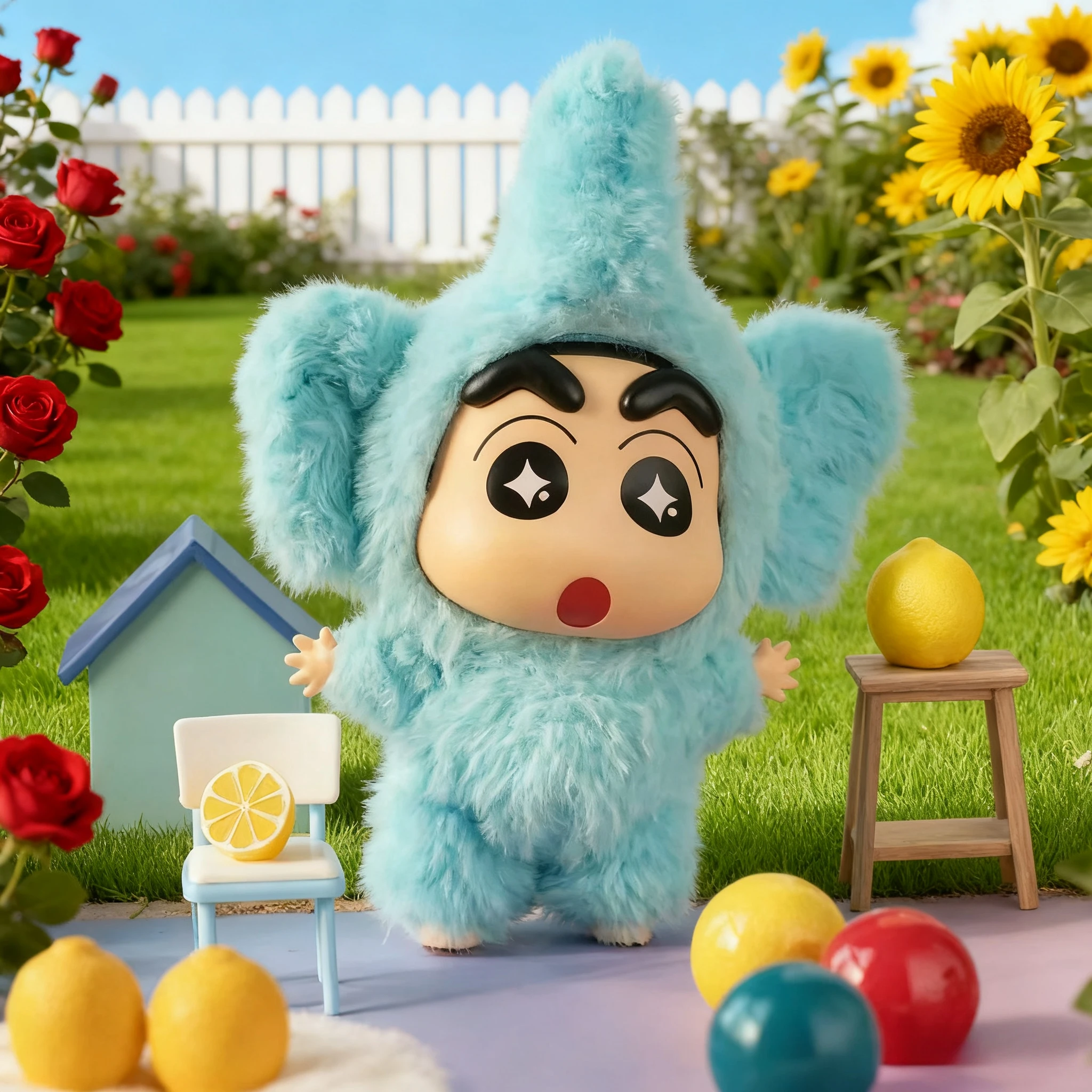 تلوين شين تشان لطيف دمية الكرتون الطرفية اللعب اليدوية دمية الديكور الهدايا الإبداعية