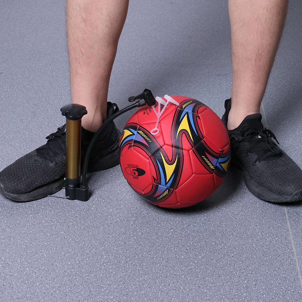 منفاخ مضخة الدراجة المحمول، محول صمام شريدر خفيف الوزن للدراجة وكرة القدم وكرة السلة #2