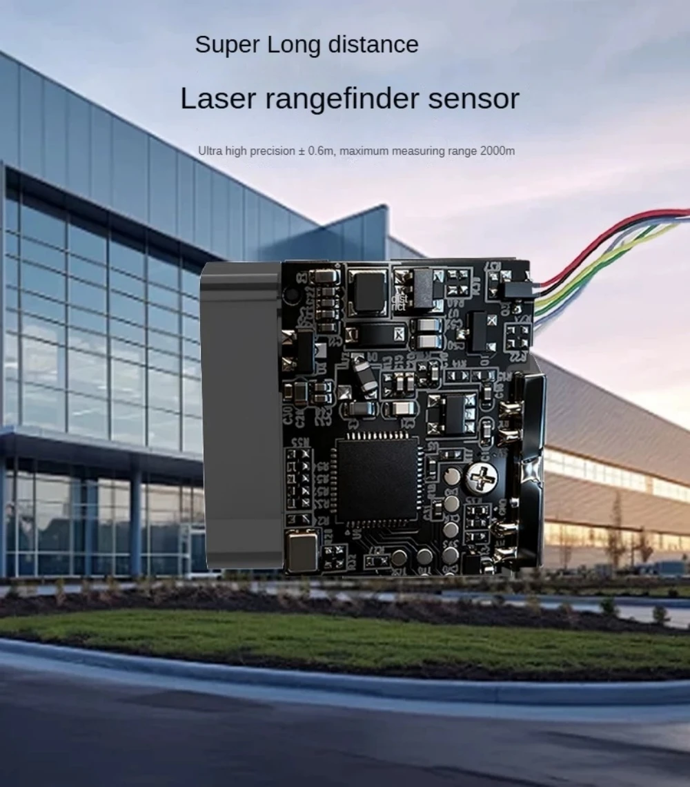 NCZOBOE High-Precision Laser Ranging Module Infrared Ranging Module Sensor Module 1000 Meters Outdoor Pulse Type