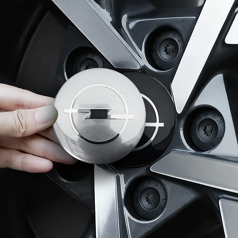 

4pcs 56mm 60mm 65mm Car Wheel Center Stickers Hup Emblem For Opel Insignia Astra J F Antara Meriva Zafira H G Corsa Vectra OPC