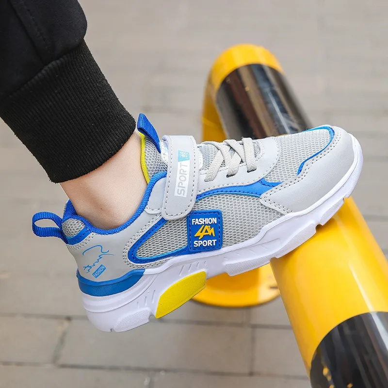 Athletic Kids Running Shoes Breathable Antislip Casual Sneakers for Boys Sports Walking Basketball Shoes