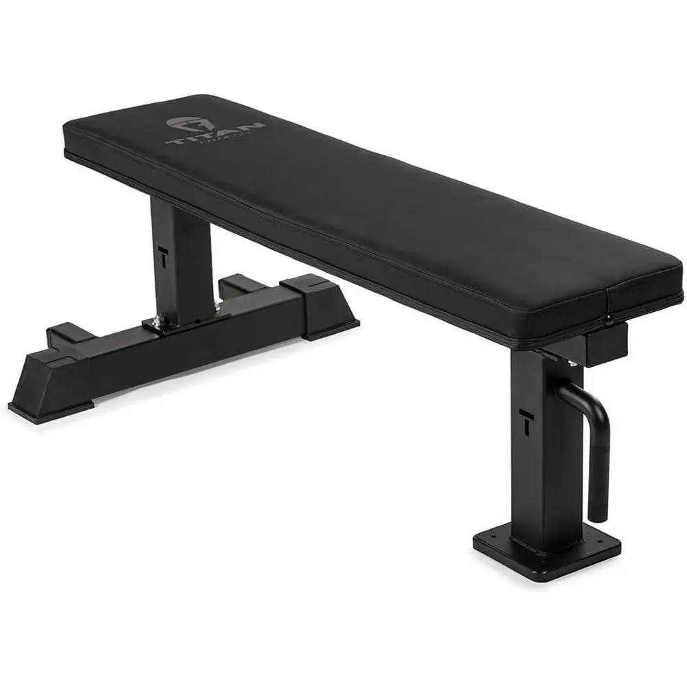 

1000 LB Capacity Single Post Lat Bench with 2.5 Thick Vinyl Pad for Home Gym Weightlifting and Strength Training