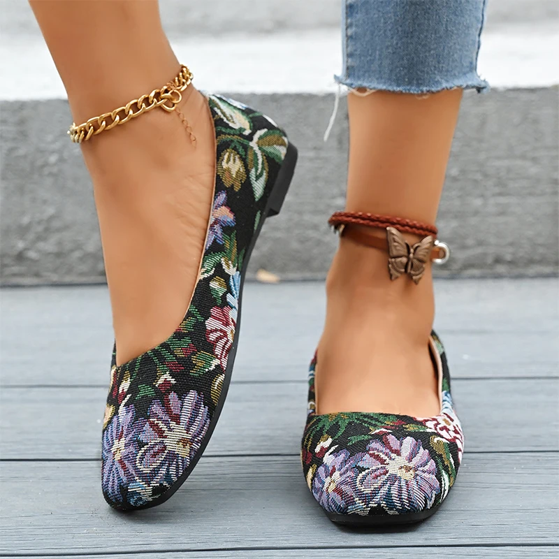 

Embroidery Shoes Women Flats Loafers Sandals Sport Shoes 2025 Summer Brand Retro Shallow Shoes Causal Sneakers Mujer Zapatos