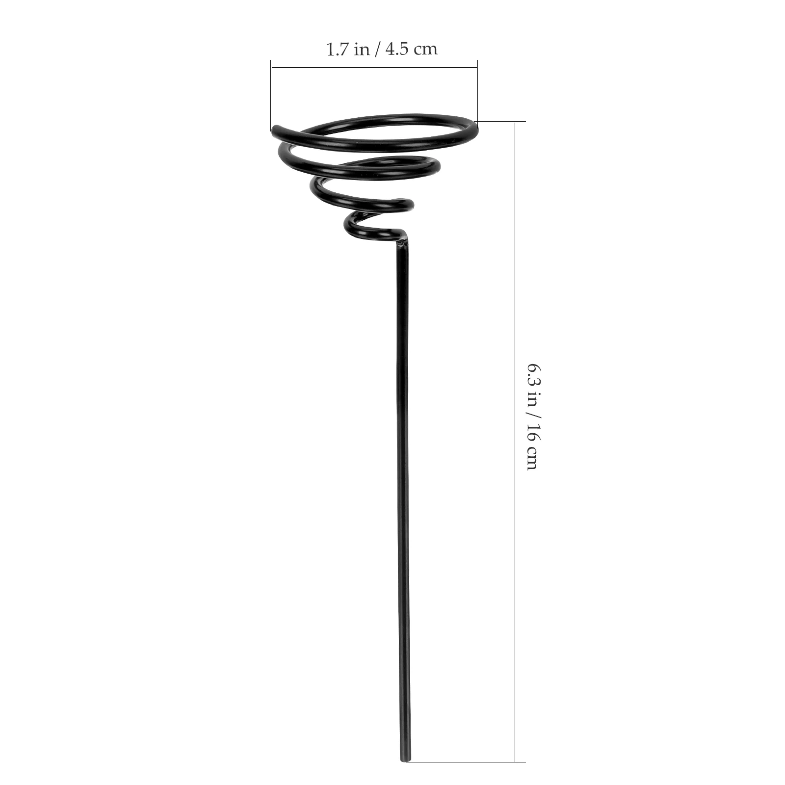 

10 Pcs Plant Air Stand Creative Holder Tabletop Ornament Decorate 16x45cm Rack for Home Black Convenient Office